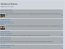 Tablet Screenshot of medievalrobots.org